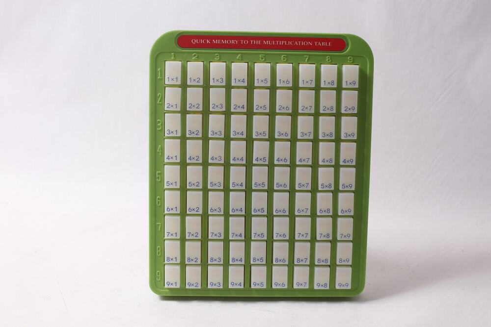 Multiplication Table Push-button Toy Vintage Math Learning ~ 260612-WH 1102